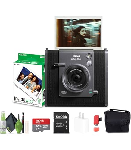 Amazon.com : instax Wide EVO Hybrid Digital Camera and Photo